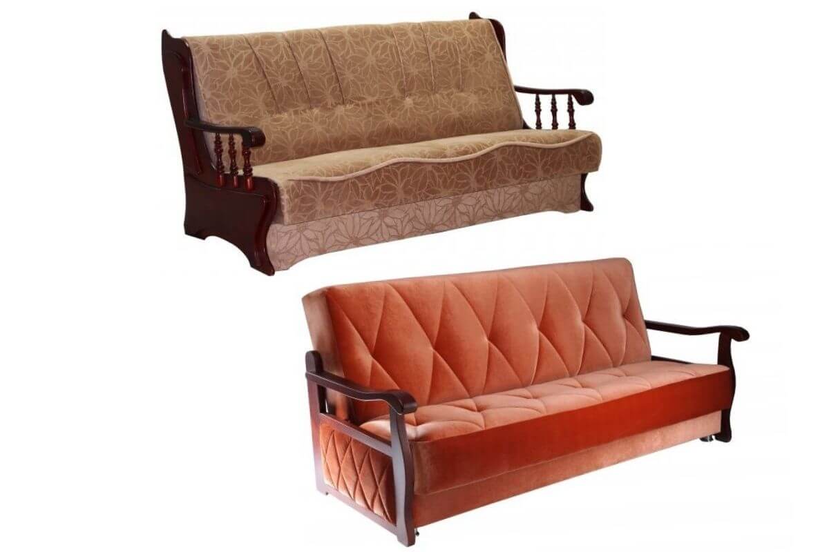 Диваны книжка с подлокотниками купить недорого в интернет-магазине в Москве